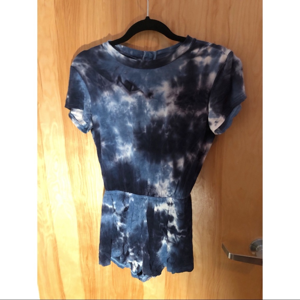 American Apparel Tie Dye Romper